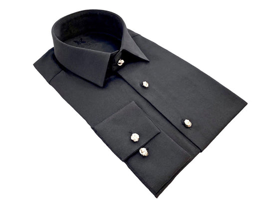 Zeremonielles Hemd Ref. 620 Schwarz