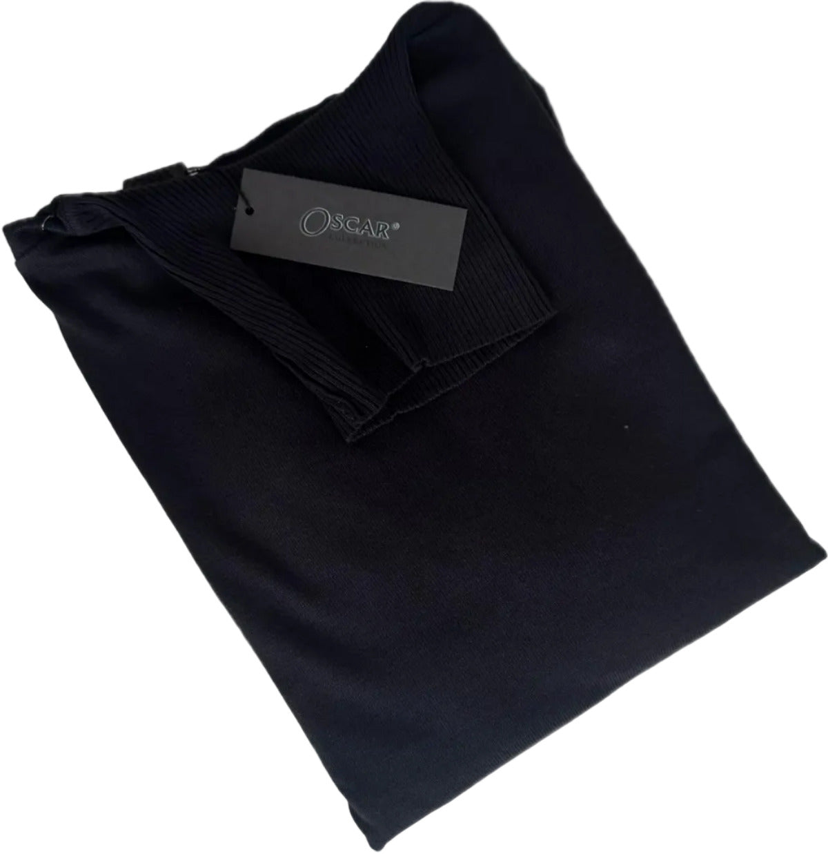 Dunkelblauer Rollkragenpullover
