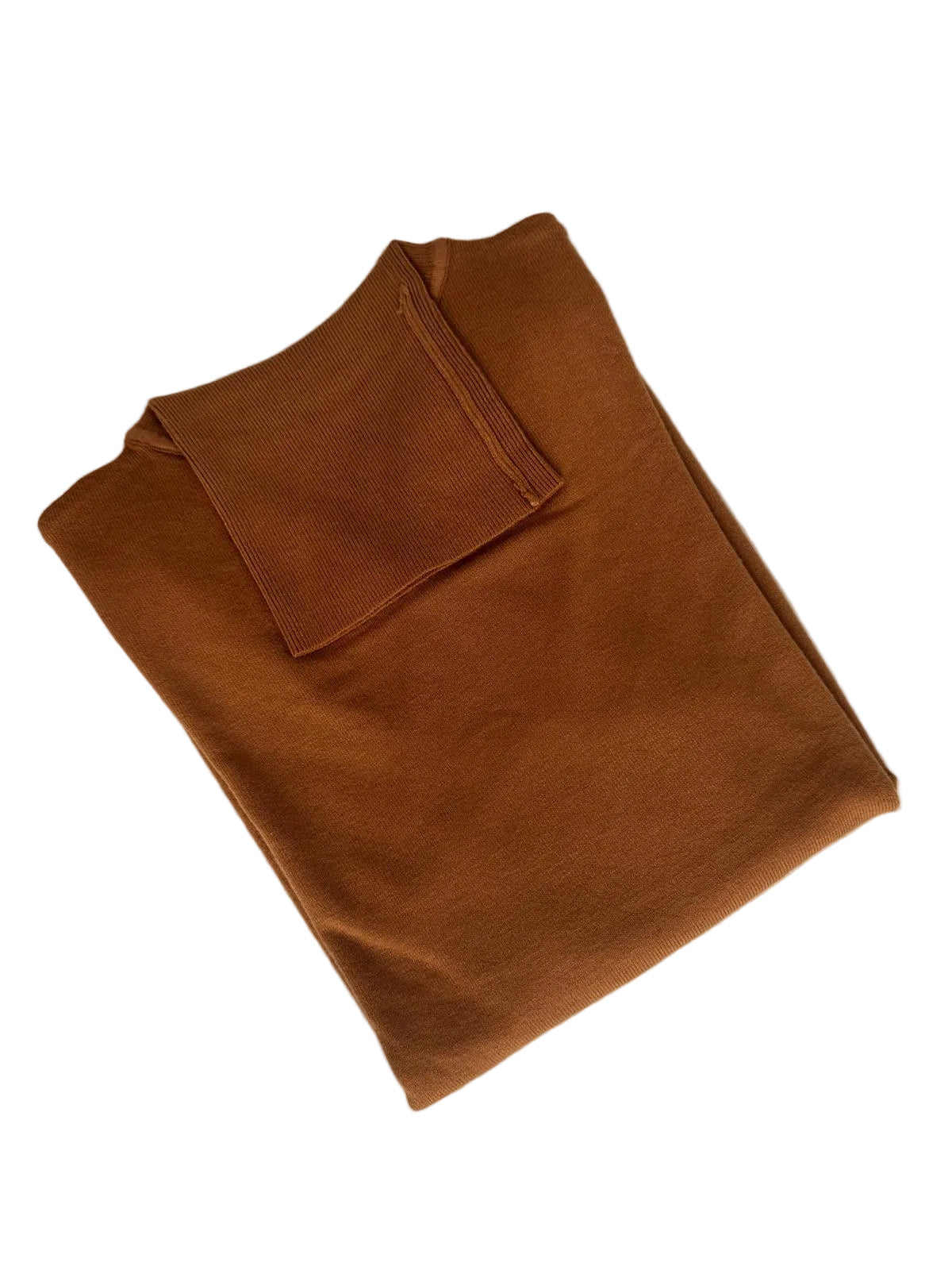 Brauner Rollkragenpullover