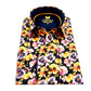 Slim Fit Hemd - Warmes Blumenmuster