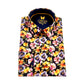 Slim Fit Hemd - Warmes Blumenmuster